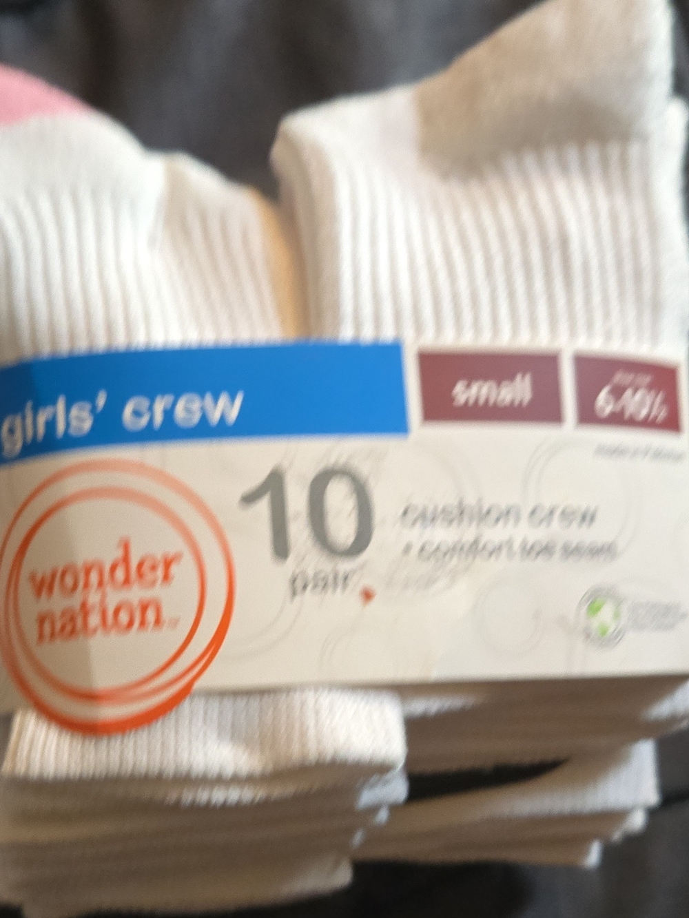 wonder nation White Crew Socks Pack - Girls' 10 Pair
